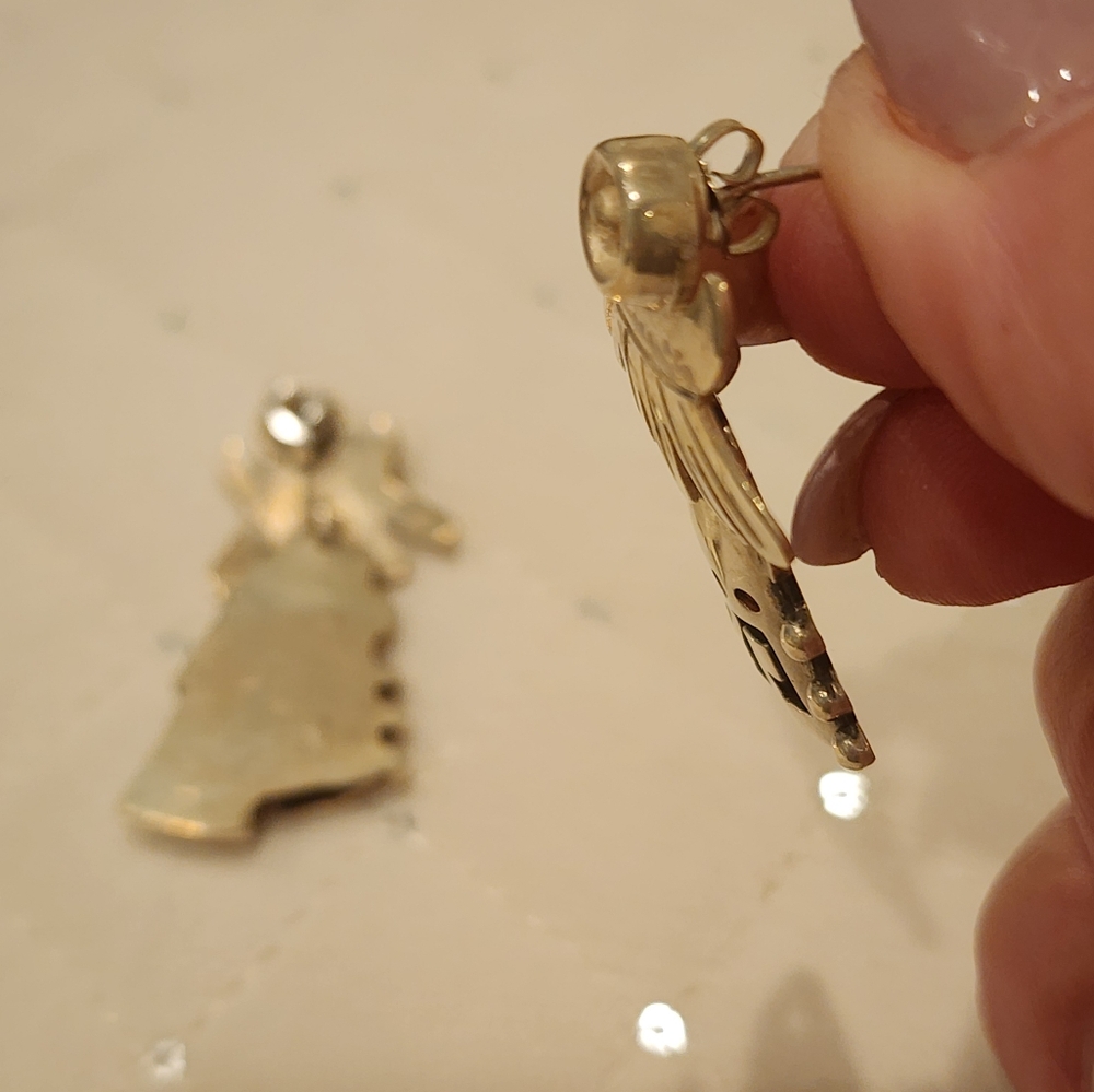 Vintage 1950s signed Taxco VOO earrings - Rare Find!! - Picture 6 of 7